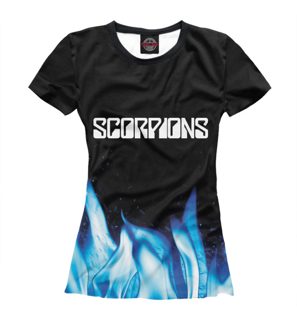 Футболка Scorpions Blue Fire для девочек 