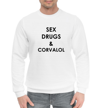 Хлопковый свитшот Sex drugs