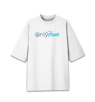 Хлопковая футболка оверсайз OnlyFans