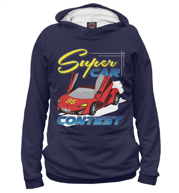 Худи Super Car для девочек 