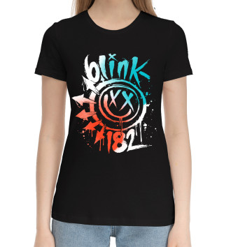 Хлопковая футболка Blink 182