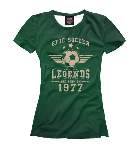 Футболка Soccer Legends 1977 для девочек 