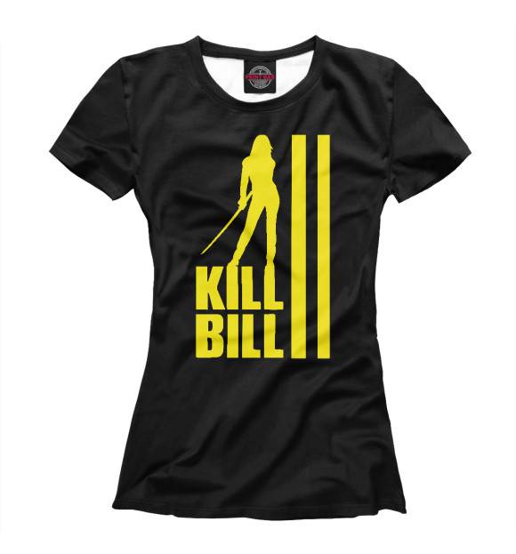 Футболка Kill Bill (силуэт) для девочек 