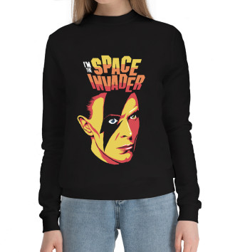 Хлопковый свитшот David Bowie Space Invader