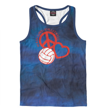 Мужская Борцовка Peace-Love-Volleyball