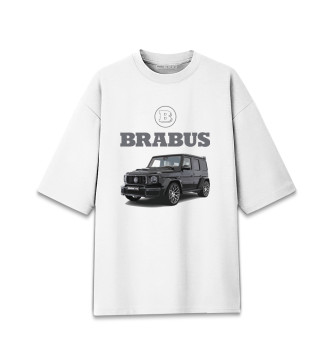 Женская Хлопковая футболка оверсайз Gelendwagen Brabus 900