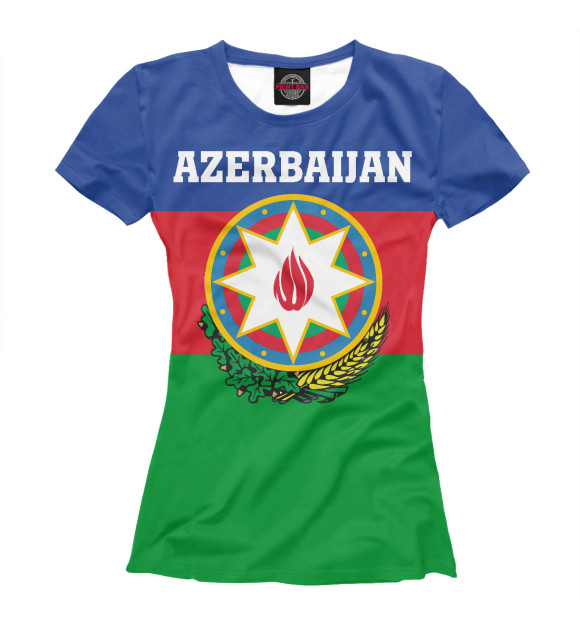 Футболка Azerbaijan для девочек 