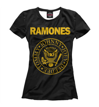 Футболка для девочек Ramones Gold