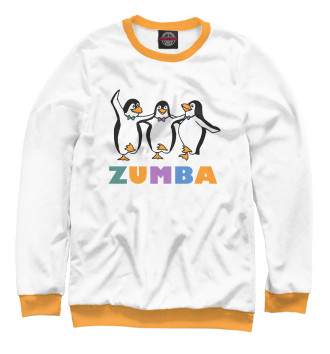 Свитшот для девочек Зумба с пингвинами