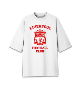 Женская Хлопковая футболка оверсайз Liverpool