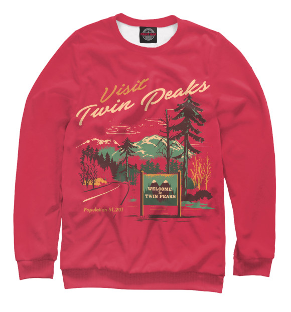 Свитшот Visit Twin Peaks для девочек 
