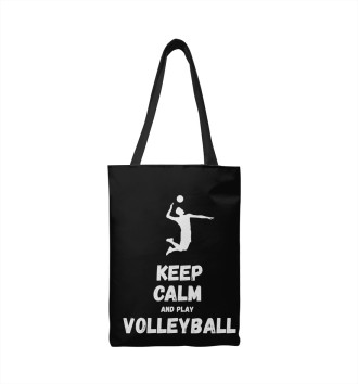 Сумка-шоппер Keep calm and play volleyball