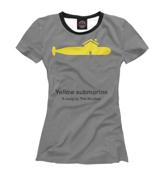 Футболка для девочек Yellow Submarine