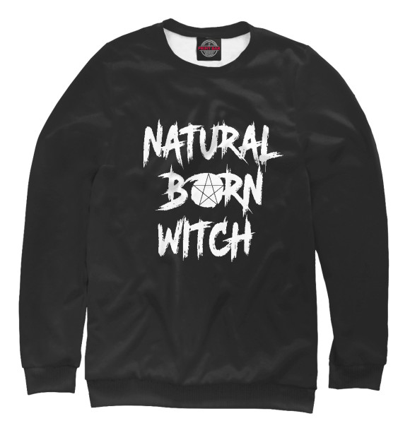 Свитшот Natural Born Witch для девочек 