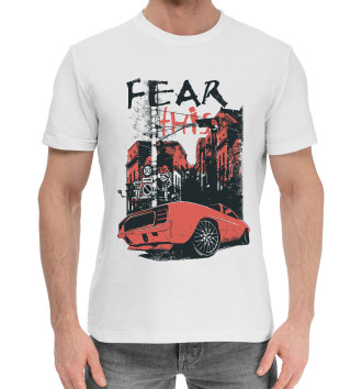 Мужская Хлопковая футболка Fear This