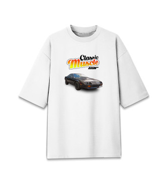 Хлопковая футболка оверсайз Classic muscle car chevrolet camaro