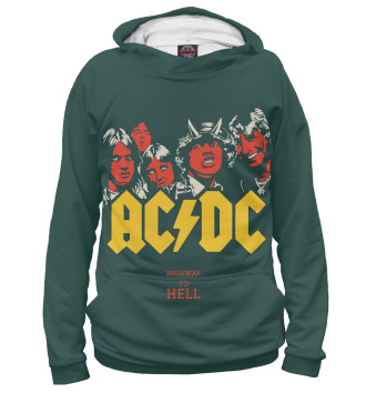 Худи для девочек AC/DC Highway to Hell