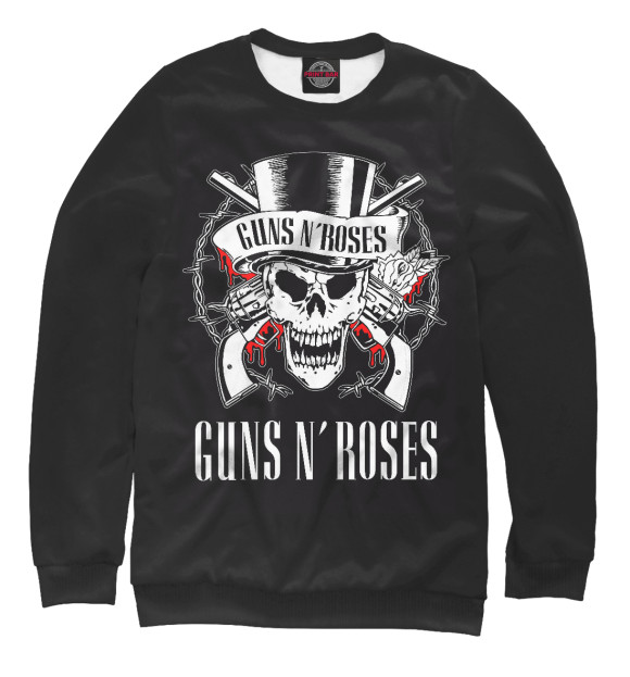 Свитшот Guns N’Roses для девочек 