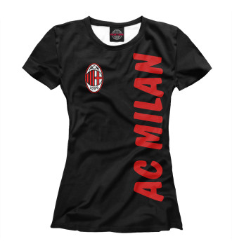 Футболка для девочек AC Milan