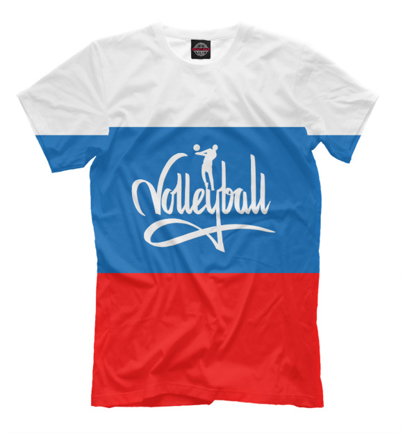 Футболка Волейбол Россия для мальчиков 