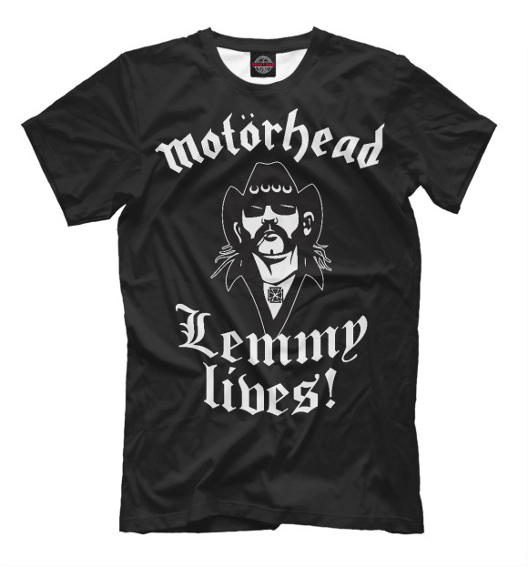 Футболка Motorhead. Lemmy Lives. для мальчиков 
