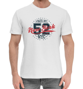 Хлопковая футболка NY 52