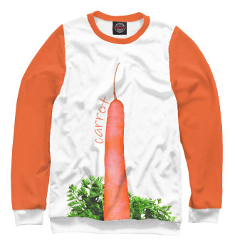 Свитшот для девочек Спелая морковь