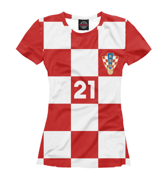 Футболка Вида Хорватия 21 для девочек 