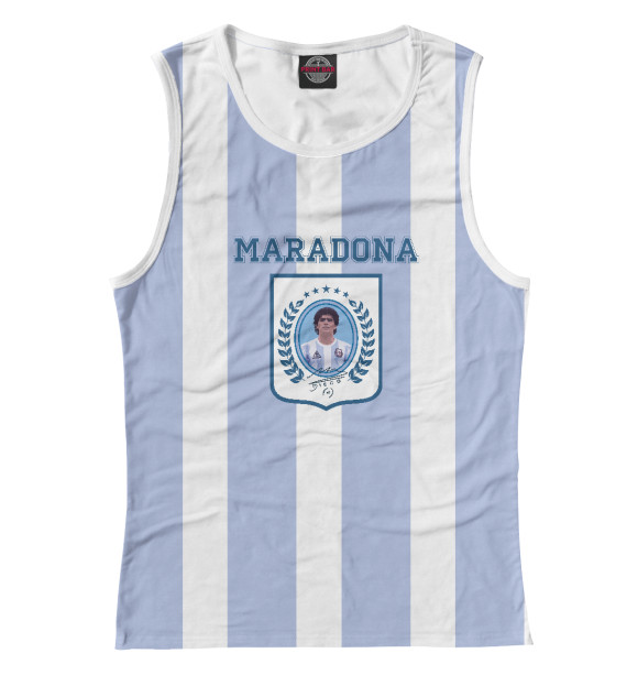 Женская Майка Maradona