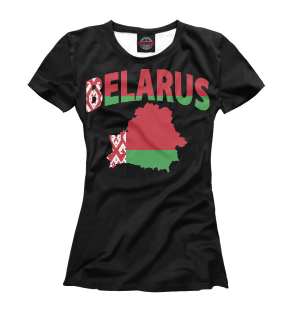 Футболка Беларусь для девочек 