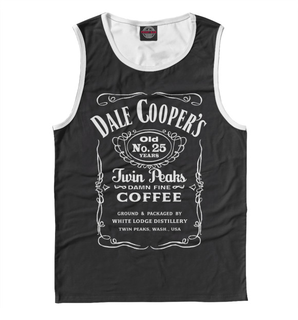 Майка Dale Cooper Whiskey для мальчиков 