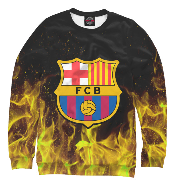 Свитшот Барселона Fire для мальчиков 