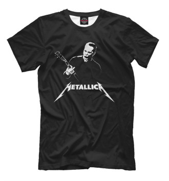 Мужская Футболка Metallica. James Hetfield