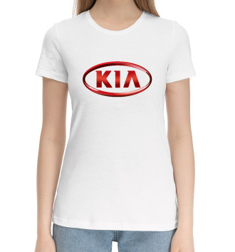 Хлопковая футболка KIA