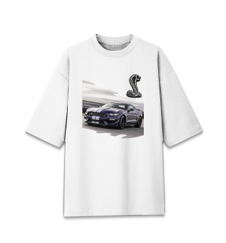 Хлопковая футболка оверсайз Mustang Shelby