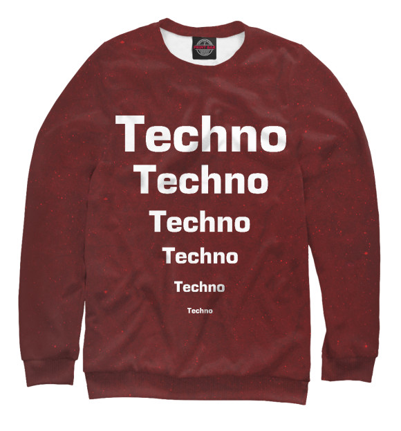 Свитшот Techno для девочек 