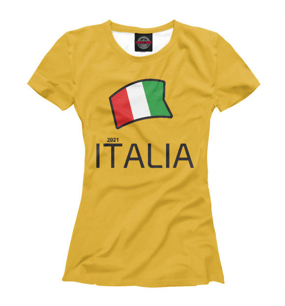 Футболка Italia 2021 для девочек 