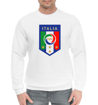 Мужской Хлопковый свитшот Сборная Италии