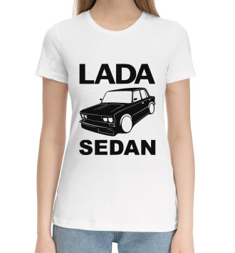 Хлопковая футболка LADA