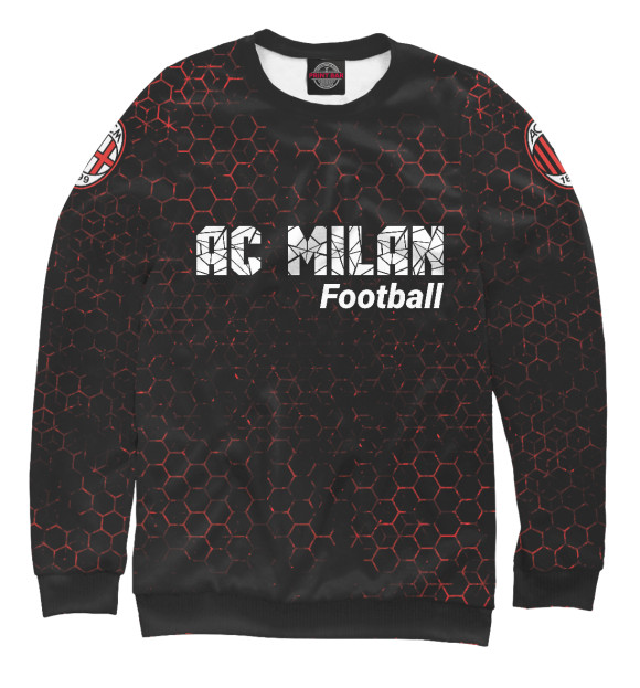 Свитшот Милан | AC Milan Football для девочек 