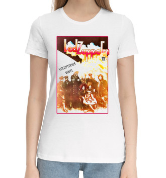 Женская Хлопковая футболка Led Zeppelin II - Led Zeppelin