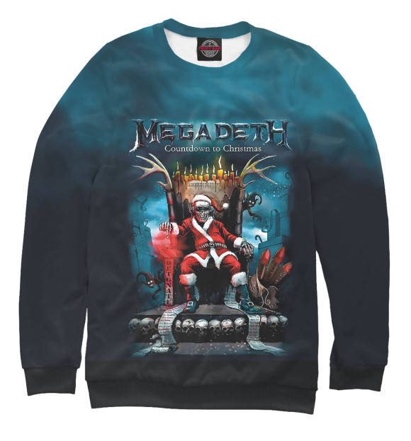 Свитшот Megadeth Санта для девочек 