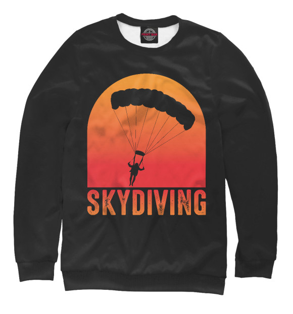 Свитшот Skydiving - Скайдайвинг для мальчиков 