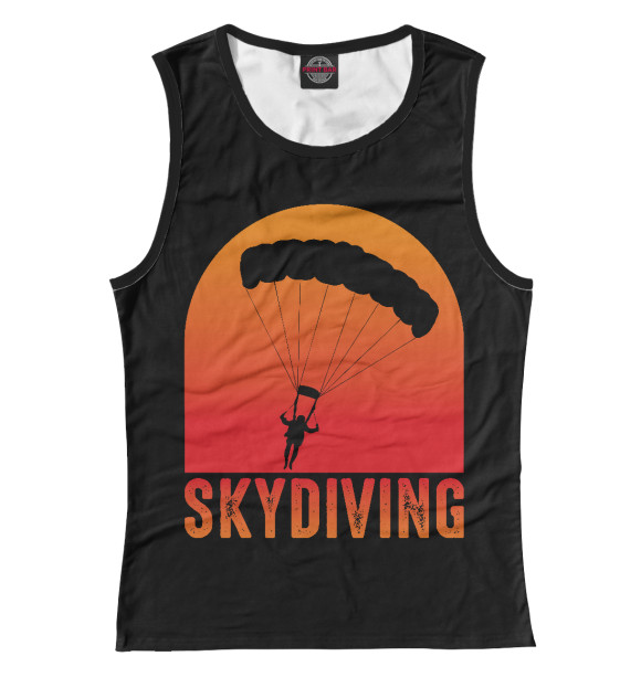 Майка Skydiving - Скайдайвинг для девочек 