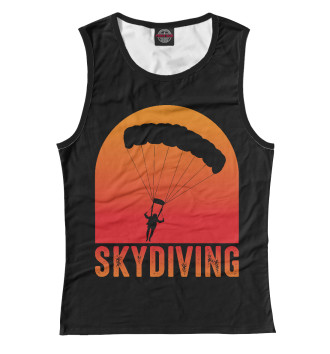 Майка для девочек Skydiving - Скайдайвинг