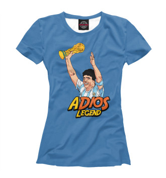 Футболка для девочек Adios Legend