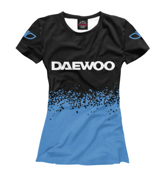 Женская Футболка Daewoo - Paint (Sleeves)