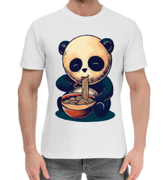 Хлопковая футболка Панда и вкусняшка