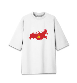 Хлопковая футболка оверсайз СССР