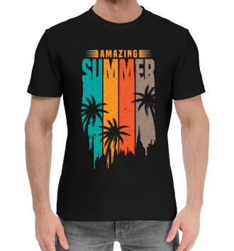 Хлопковая футболка Amazing summer